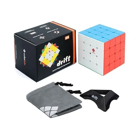 Cubelelo Drift 4M 4x4 (Magnetic) Speed Cube | AKA Revenge Cube | Combines Smoothness, Stability and Durability | Toys for Kids Ages 7-14 Boys Girls and Adults All Ages | 4x4x4 Puzzle Speedcube