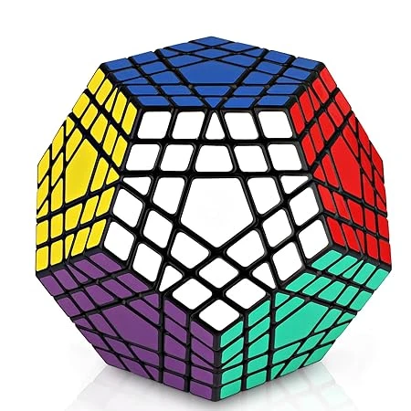 Ganowo 5x5x5 Megaminx Speed Cube | 12 Color Stickers | Smooth Dodecahedron Puzzle | Black, 1 Set, 1 Item, 1 Piece, Ages 3+ : Amazon.in: Toys & Games