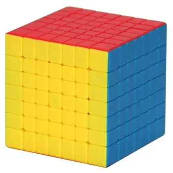 Qwick Click 5+ Years Moyu Meilong Cubing Classroom Professional 7X7X7 Cube Stickerless Speed Cube Magic 1 Cube Puzzle